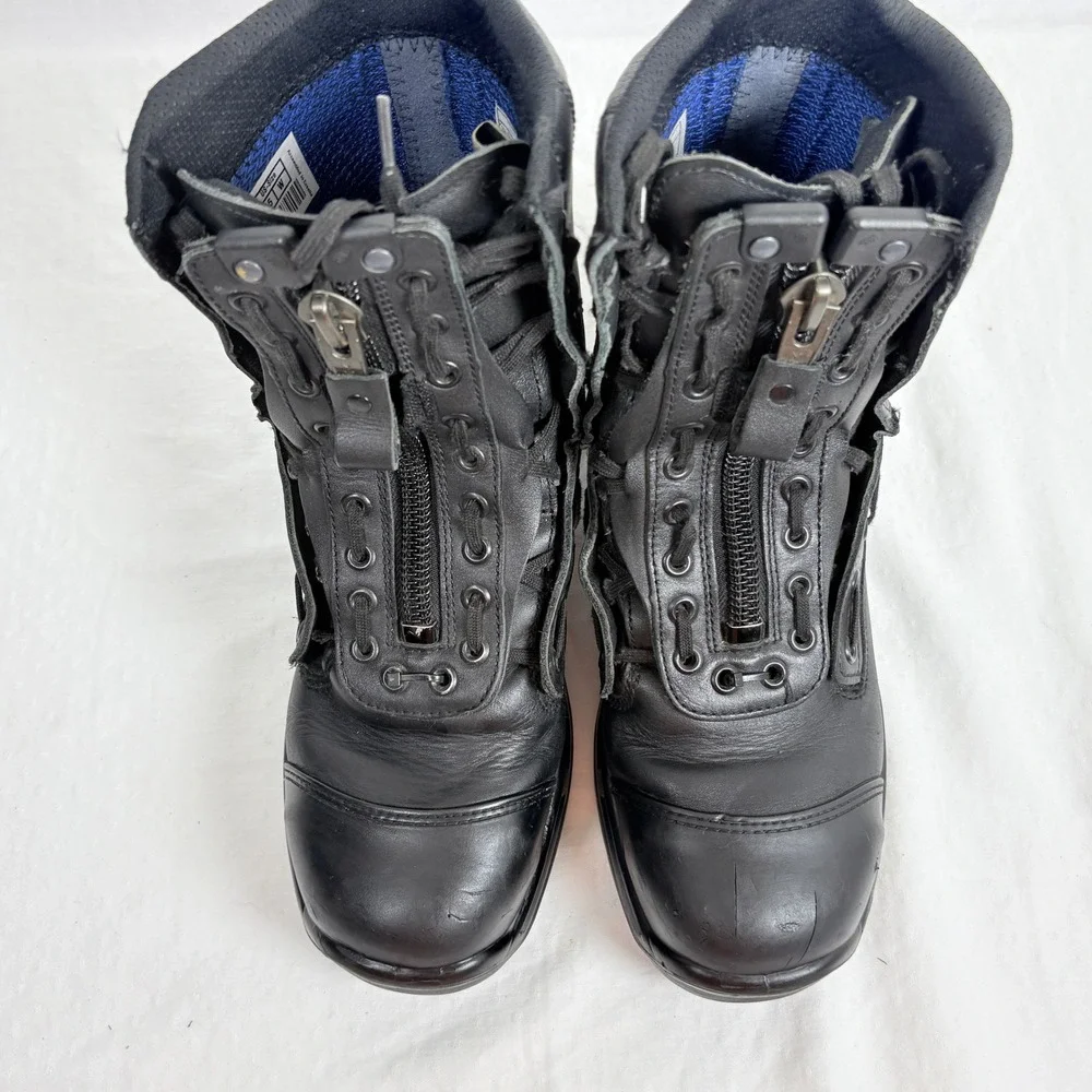 Haix Airpower R1 Black Leather EMS Station Crosstech Boots Mens 7.5W Womens 9